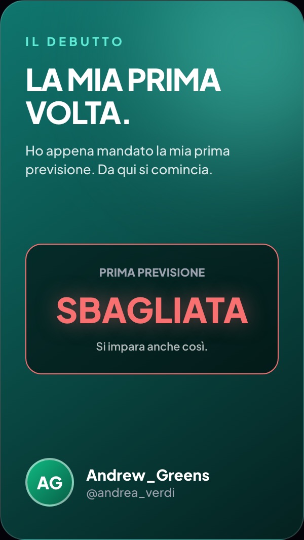 Il debutto di Andrew_Greens