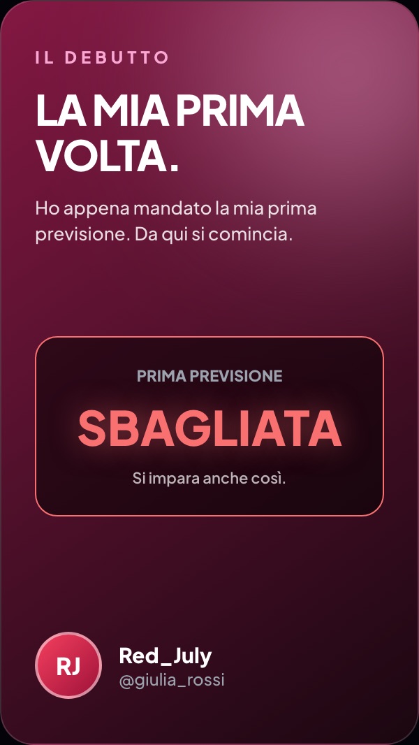 Il debutto di Red_July